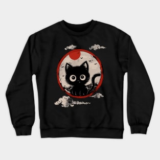 Kawaii Cat Balloons Crewneck Sweatshirt